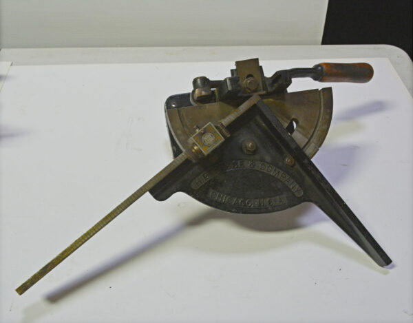 H.B. House and Company Steel Rule Bender