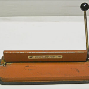 James Burn Offset Master Punch